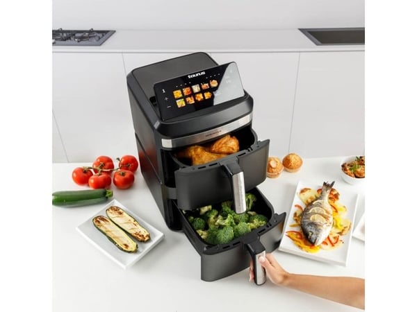Fettfri frityrgryte Taurus Fryer AIR FRYER Duo Slim 13L 2800W