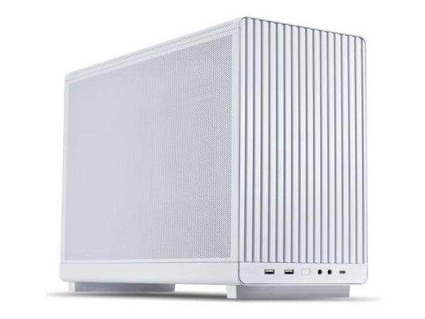 Lian Li A3-MATX - Mikro - micro ATX - ingen strømforsyning - hvit - USB/Audio/Mic
