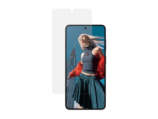 PanzerGlass - Skjermbeskyttelse for mobiltelefon - ultra-bred passform med FASTFIT IN-A-BOX - glass - blank - for Samsung Galaxy S26