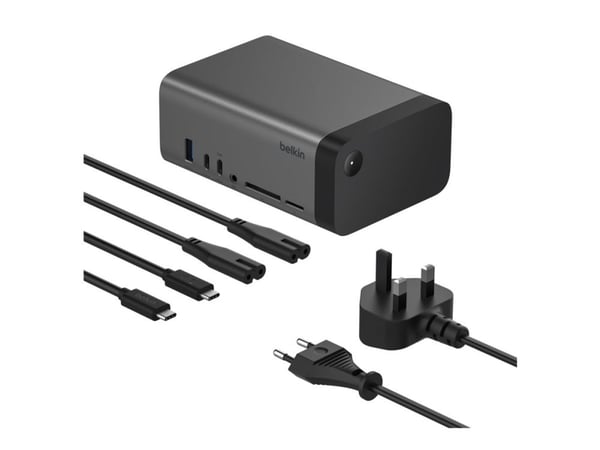 Belkin CONNECT 11-in-1 Pro - telakointiasema - USB-C - 2 x HDMI, USB-C - 1GbE - 150 wattia