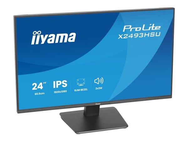 IIYAMA 60.5cm (24") X2493HSU-B1 16:10 HDMI+DP+2xUSB IPS