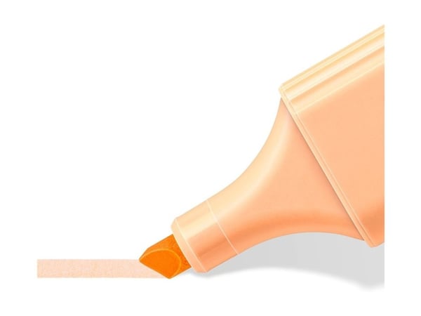 Tekstmarker Staedtler 364 pastel fersken Textsurfer Classic - (10 stk.)