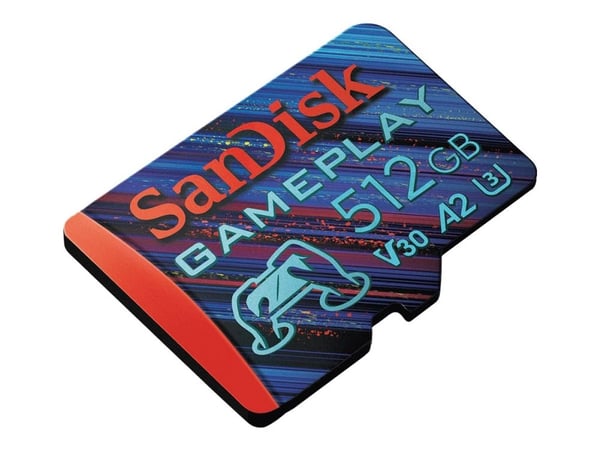 SanDisk GamePlay - Flashminnekort - 512 GB - A2 / Video Class V30 / UHS-I U3 - microSDXC UHS-I