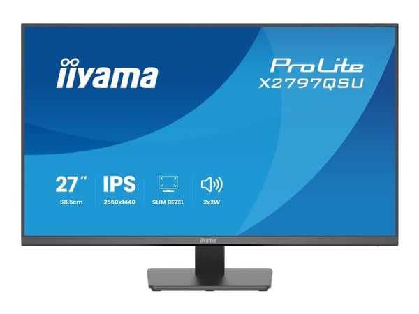 iiyama ProLite X2797QSU-B1 -näyttö 68,6 cm (27") mattamusta