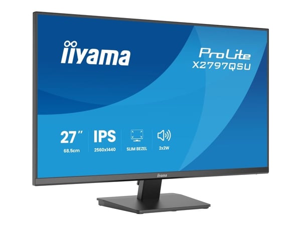 iiyama ProLite X2797QSU-B1 -näyttö 68,6 cm (27") mattamusta