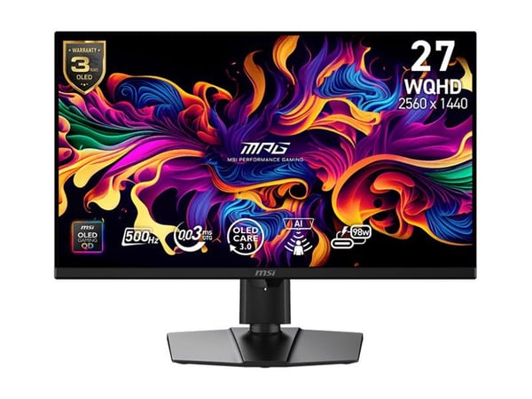 MSI - OLED-bildskärm - 27" - 2560 x 1440 - 0,03 ms