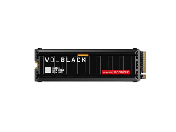 WD Black SN8100 - SSD - kryptert - 8 TB - intern - M.2 2280 - PCI Express 5.0 x4 (NVMe) - TCG Opal Encryption 2.02 - integrert kjøle