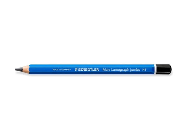 STAEDTLER Mars Lumograph Jumbo 100J - Penna - grafit - HB, 2B, 4B, 6B, 8B (paket om 5)