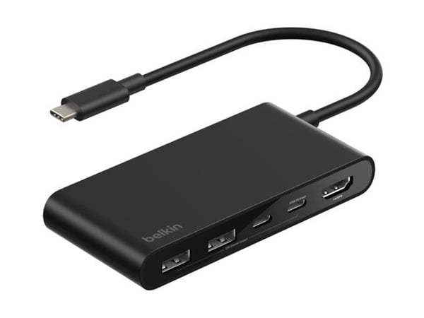 Belkin CONNECT - Dokkingstasjon - for bærbar, smarttelefon, bærbar, skrivebord - USB-C - HDMI