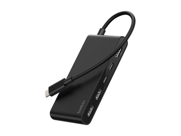Belkin CONNECT - Dokkingstasjon - for bærbar, smarttelefon, bærbar, skrivebord - USB-C - HDMI
