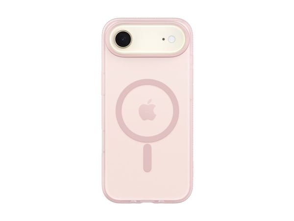 Belkin SheerForce Grip Series - Baksidedeksel for mobiltelefon - MagSafe-samsvar - laget av resirkulerte materialer - rosa - for Apple iPhone Air