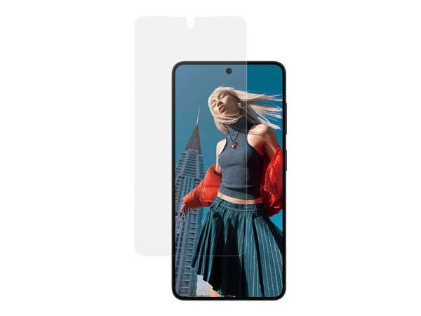 PanzerGlass - Skjermbeskyttelse for mobiltelefon - ultra-bred passform med FASTFIT IN-A-BOX - glass - blank - for Samsung Galaxy S26