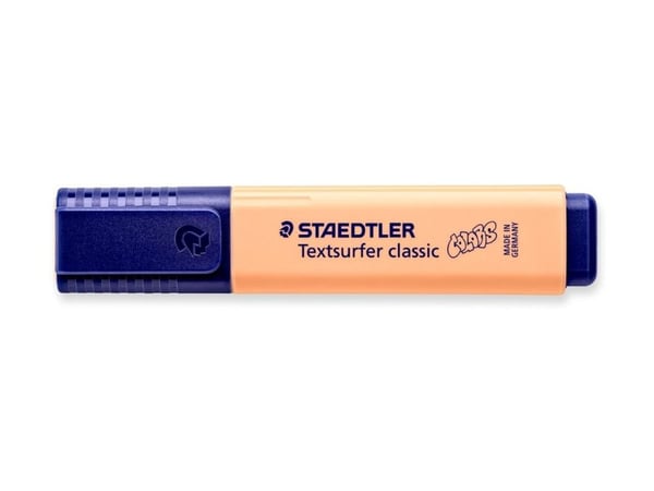 Tekstmarker Staedtler 364 pastel fersken Textsurfer Classic - (10 stk.)