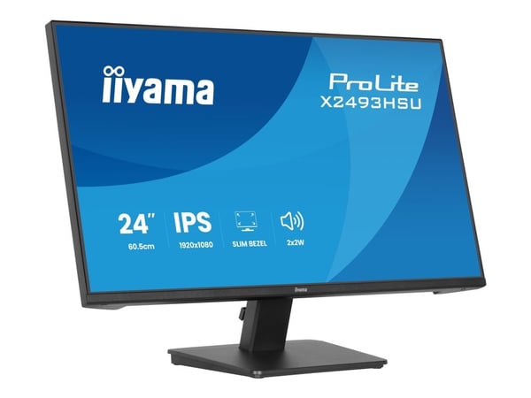 IIYAMA 60.5cm (24") X2493HSU-B1 16:10 HDMI+DP+2xUSB IPS