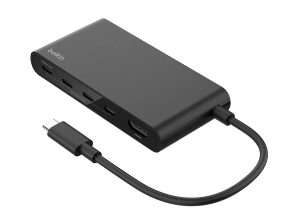 Belkin CONNECT - Dokkingstasjon - for bærbar, smarttelefon, bærbar - USB-C - HDMI