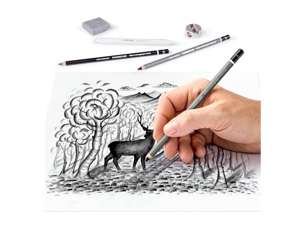 Staedtler 61 100C, Flere, Sort, Grå, PEFC, 4,5 mm, 9 stk