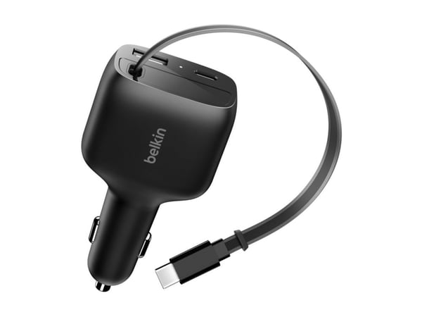 Belkin BoostCharge, Sisätila, Tupakansytytin, 0,75 m, musta