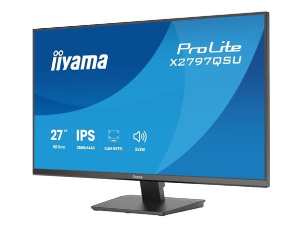 iiyama ProLite X2797QSU-B1 -näyttö 68,6 cm (27") mattamusta