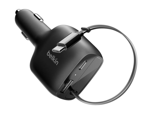 Belkin BoostCharge, Sisätila, Tupakansytytin, 0,75 m, musta