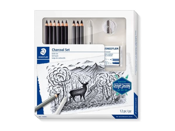 STAEDTLER Mars Lumograph 100C - Blyant - charcoal - assortert - 4.5 mm (en pakke 9)