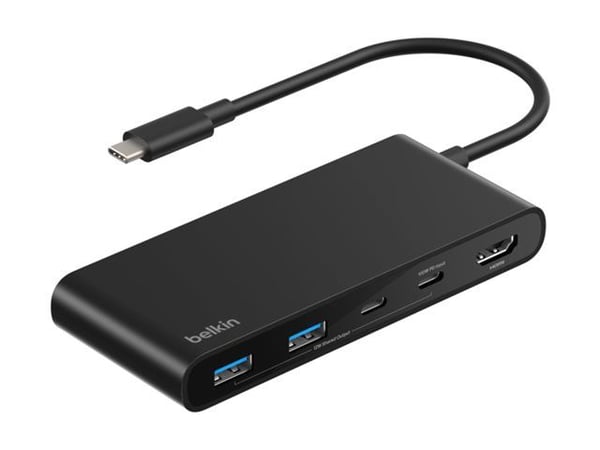 Belkin CONNECT - Dokkingstasjon - for bærbar, smarttelefon, bærbar - USB-C - HDMI
