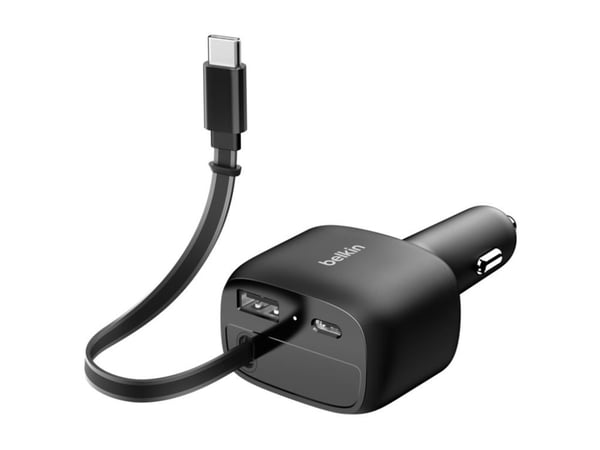 Belkin BoostCharge, Sisätila, Tupakansytytin, 0,75 m, musta