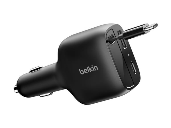 Belkin BoostCharge, Sisätila, Tupakansytytin, 0,75 m, musta