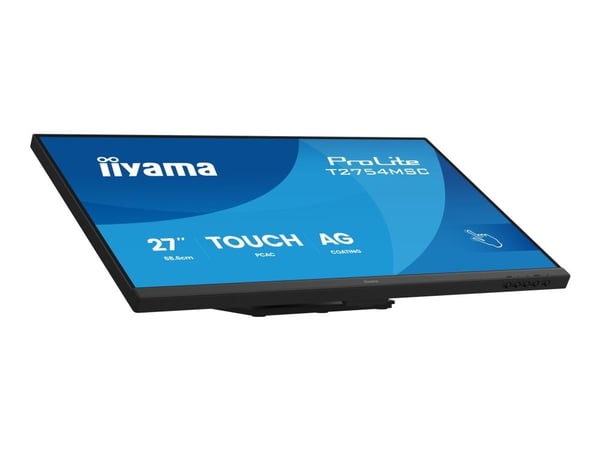 iiyama ProLite T2754MSC-B2AG - LED-skjerm - 27" - berøringsskjerm - 1920 x 1080 Full HD (1080p) @ 83 Hz - IPS - 300 cd/m² - 1000:1 - 4 ms - HDMI, V...