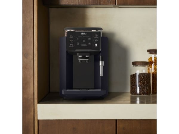 Krups Sensation EA910B, Espressomaskin, 1,7 l, Kaffebönor, Inbyggd kvarn, 1450 W, Svart, Blåbär