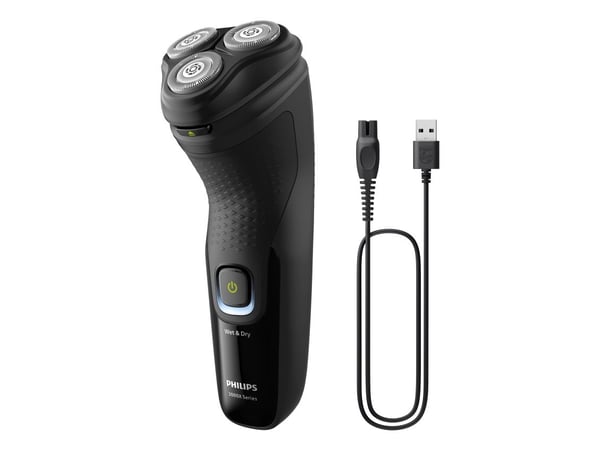 Philips X3021/00, Roterende hode, Svart, SkinProtect, Batteri, 40 min, 1 timer