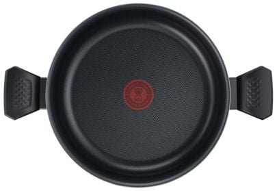 Tefal Simply Clean B5677253, Rund, Sautépanne, Svart, Titan, Aluminium, 22,4 l