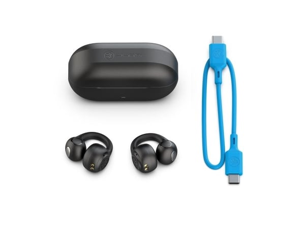 JLab Flex, True Wireless Stereo (TWS), 20 - 20000 Hz, Idretter, Hodesett, Svart