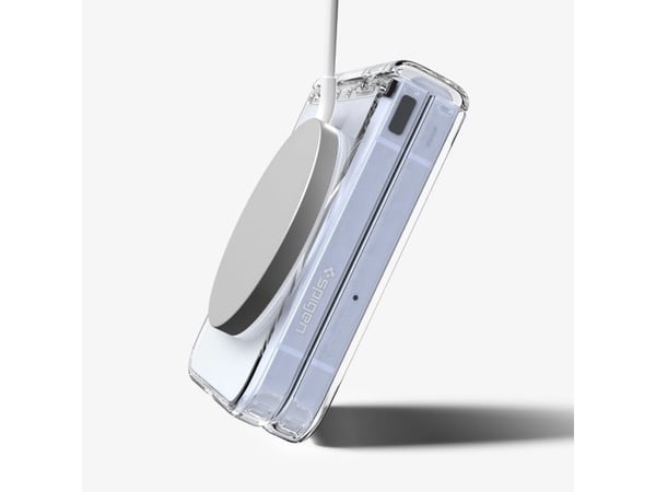 Spigen Ultra Hybrid Pro (MagFit), Etui, Samsung, Galaxy Z Flip 6, 17 cm (6.7"), Gjennomsiktig, Hvit