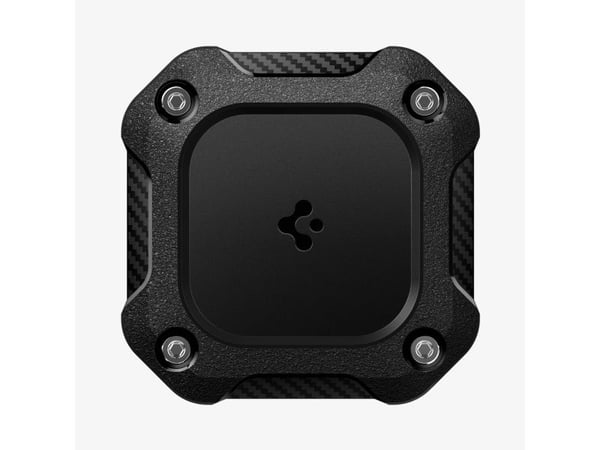 Spigen Tough Armor IP, Kotelo, musta, Apple, Polykarbonaatti (PC), Silikoni, Apple AirTag