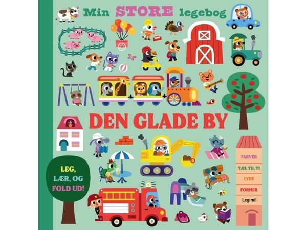 Den glade by - min store legebok | Språk: Dansk