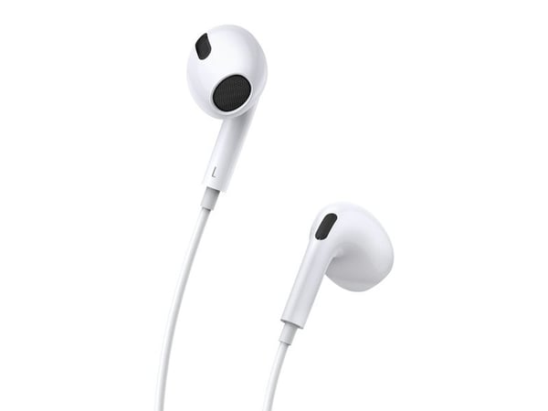 Baseus C17, Kabel, Samtal/musik, 20 - 20000 hz, Headset, Vit