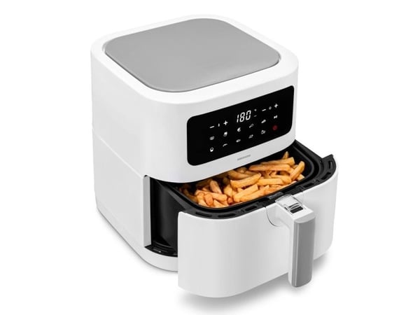 MEDION LIFE E40 XL, Varmluftsfrityr, 5,2 l, 50 °C, 200 °C, 60 min, Single/enkelt