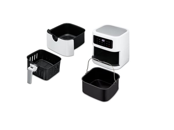 MEDION LIFE E40 XL, Varmluftsfrityr, 5,2 l, 50 °C, 200 °C, 60 min, Single/enkelt