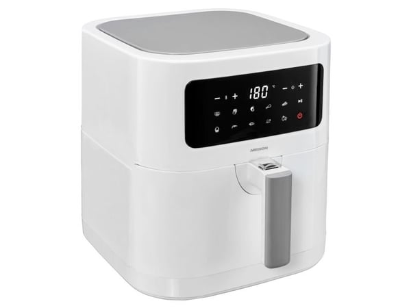 MEDION LIFE E40 XL, Varmluftsfrityr, 5,2 l, 50 °C, 200 °C, 60 min, Single/enkelt