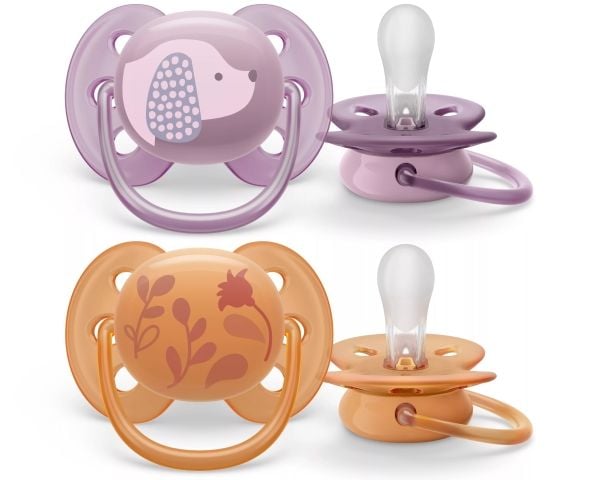 Philips AVENT SCF091/18, Superpehmeä tutti, Hampaita hoitava, Silikoni, Poika/tyttö, Konepesunkestävä