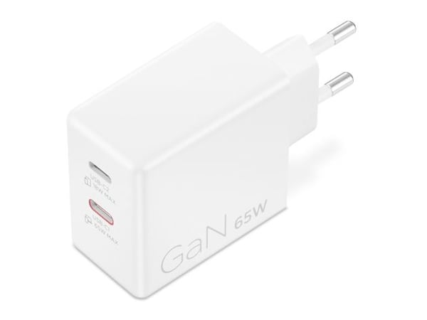 Lenovo Dual USB-C 65W GaN-lader | USB-C | 65 W | Lader