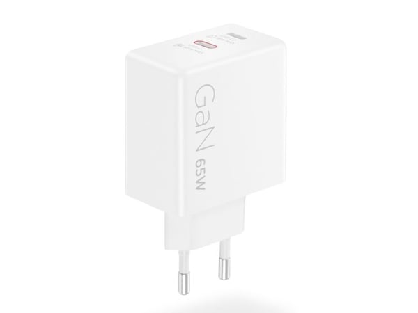 Lenovo Dual USB-C 65W GaN-lader | USB-C | 65 W | Lader