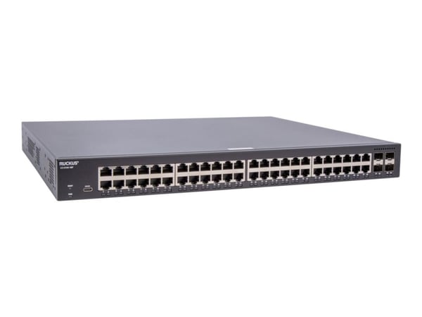 RUCKUS Networks ICX8100-48PF-X, Hallittu, Gigabit Ethernet (10/100/1000), Power over Ethernet -tuki, Telineasennus, 1U