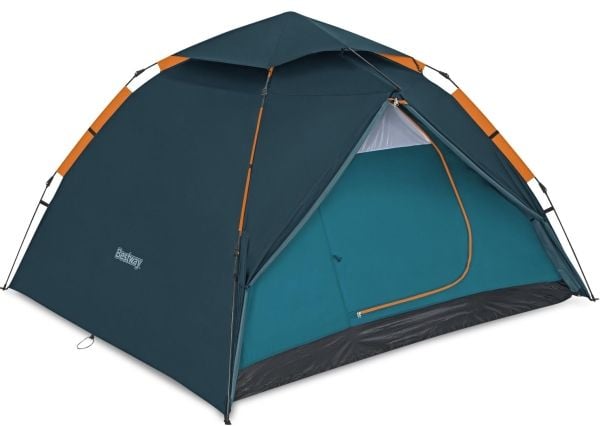Bestway 68142, Camping, Hård ramme, Kupel/Igloo telt, 4 person(er), 4,81 kg, Grøn, Orange