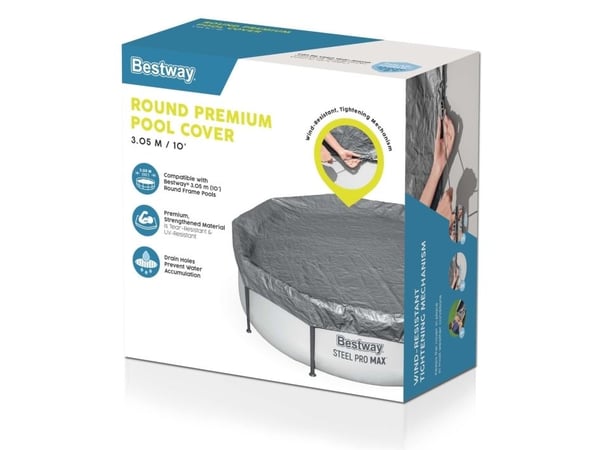 Bestway Cover 305 cm Premium rundt bassengovertrekk