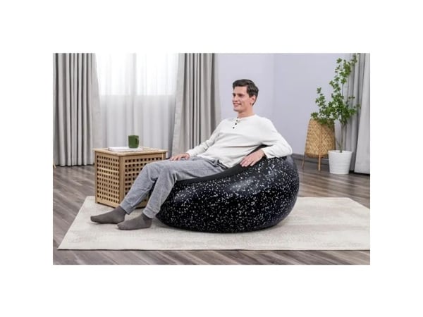Bestway ''Inflate-A-Chair'' Oppustelig Stol 112 x 122 x 66 cm, Sort