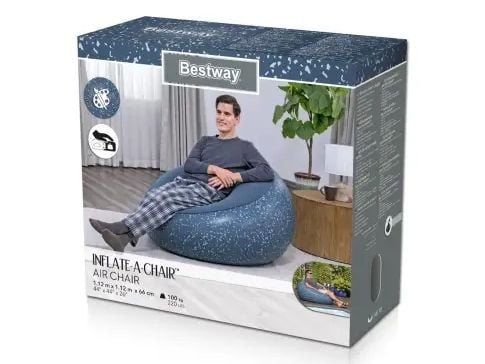 Bestway 75154, Mørkeblå, Vinyl, Velour, 100 kg, 1220 mm, 1220 mm