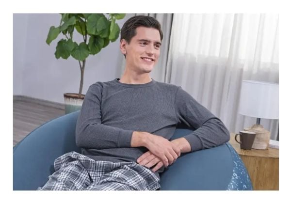 Bestway 75154, Mørkeblå, Vinyl, Velour, 100 kg, 1220 mm, 1220 mm