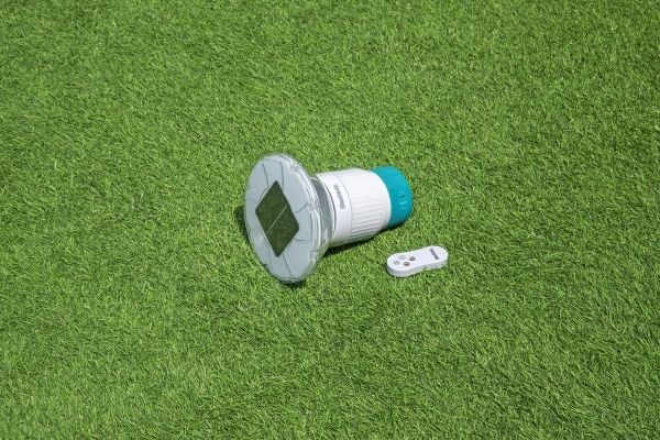 Bestway 58943, Klordispenser, Turkis, Hvit, ABS, Polypropylen (PP), Rustfritt stål, IP68, LED, Variabel