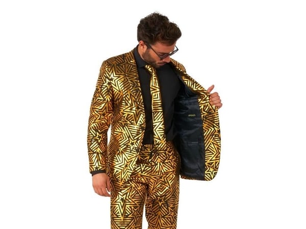 OppoSuit Golden Geo Star maskeraddräkt